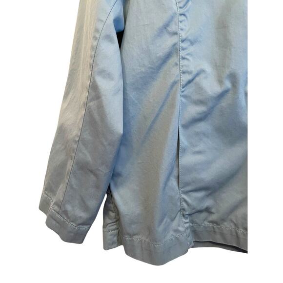 Eileen Fisher Cotton Jacket Women Size Large Light Blue Blazer Career Classic‎ - Picture 4 of 6